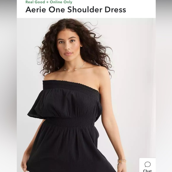aerie one shoulder dress Aerie One Shoulder Dress
